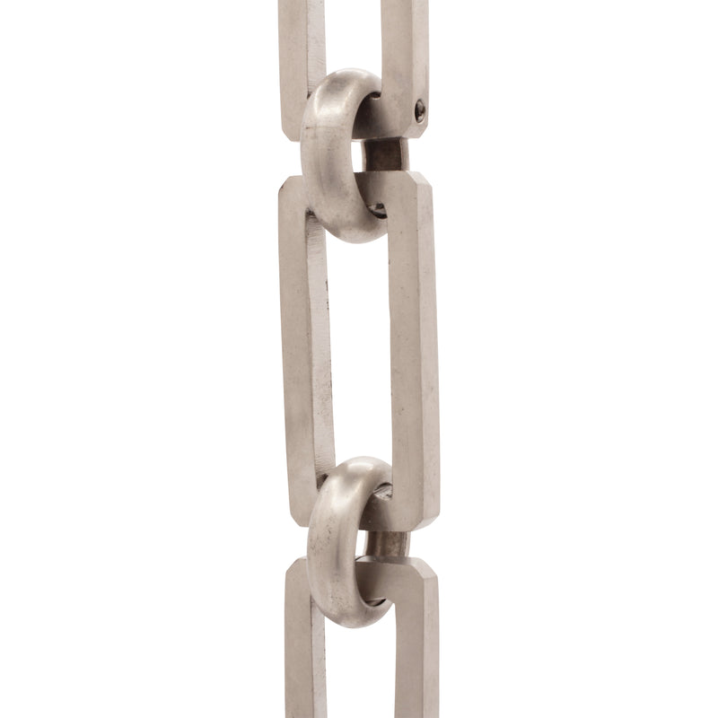 Chain BR31-H Rectangle Hinge Chandelier Chain with Hinge Brass links and Round Joining links, Antique Brass
