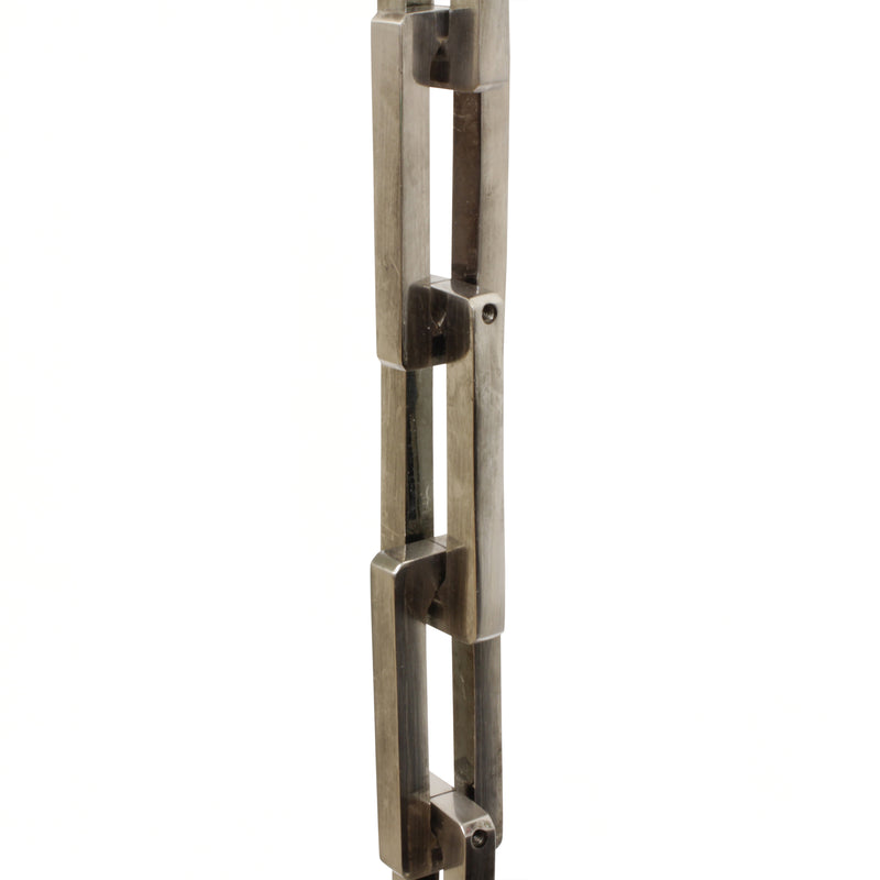 Chain BR31L-H Rectangle Hinge Chandelier Chain with Hinge Brass links, Antique Brass
