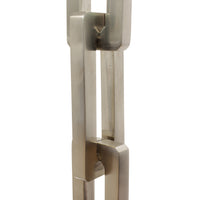 Chain BR31L-H Rectangle Hinge Chandelier Chain with Hinge Brass links, Antique Brass
