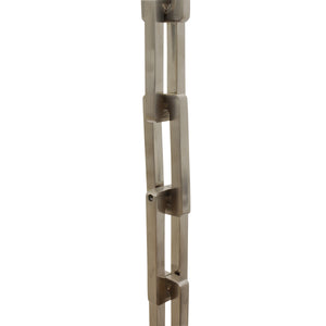Chain BR31L-H Rectangle Hinge Chandelier Chain with Hinge Brass links, Antique Brass