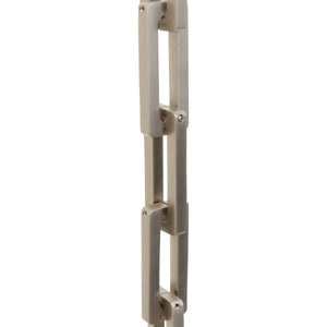 Chain BR31L-H Rectangle Hinge Chandelier Chain with Hinge Brass links, Antique Brass