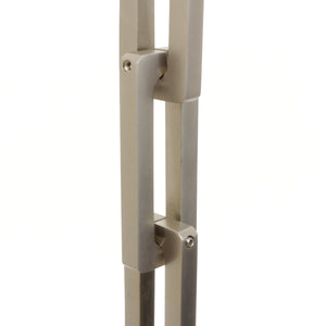 Chain BR31L-H Rectangle Hinge Chandelier Chain with Hinge Brass links, Antique Brass