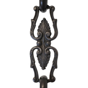 Chain BR35-U Vintage Chandelier Chain with Unwelded Brass links and Round Joining links, Antique Brass