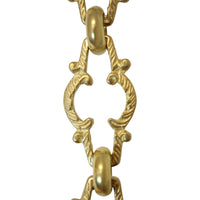 Chain BR36-U Vintage Chandelier Chain with Unwelded Brass links and Round Joining links, Antique Brass