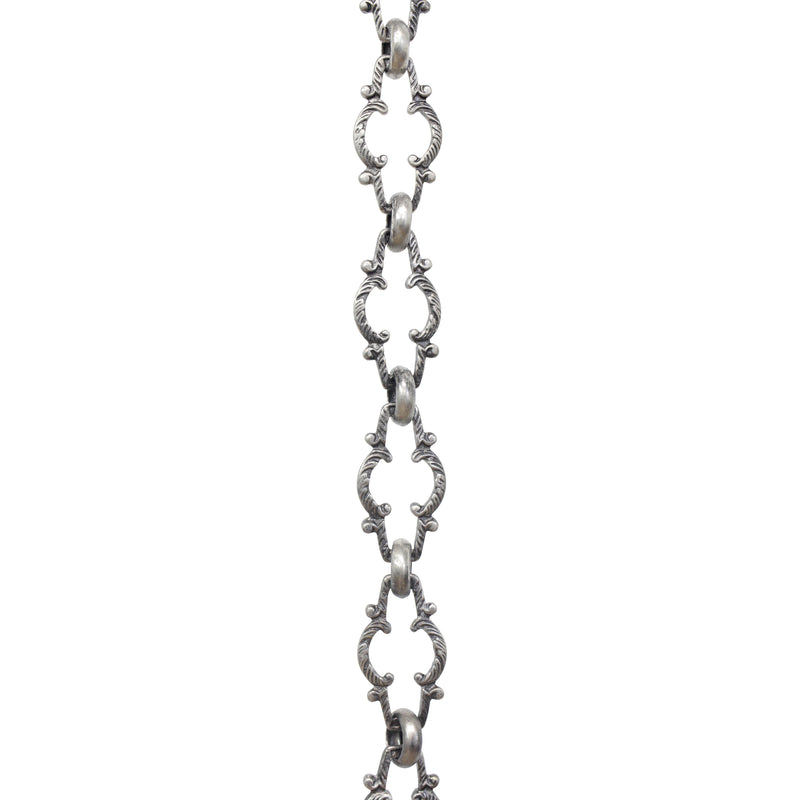 Chain BR36-U Vintage Chandelier Chain with Unwelded Brass links and Round Joining links, Antique Brass