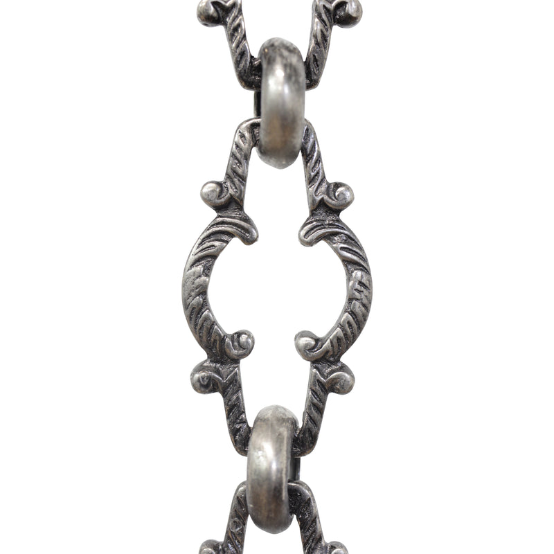 Chain BR36-U Vintage Chandelier Chain with Unwelded Brass links and Round Joining links, Antique Brass