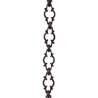 Chain BR36-U Vintage Chandelier Chain with Unwelded Brass links and Round Joining links, Antique Brass