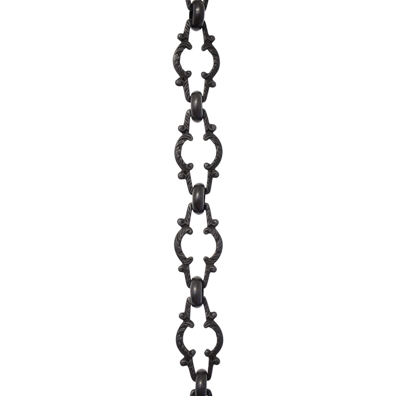 Chain BR36-U Vintage Chandelier Chain with Unwelded Brass links and Round Joining links, Antique Brass