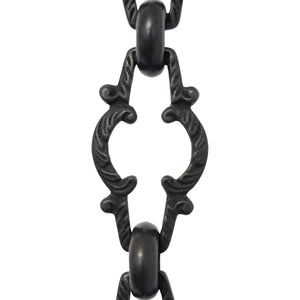 Chain BR36-U Vintage Chandelier Chain with Unwelded Brass links and Round Joining links, Antique Brass