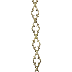 Chain BR36-U Vintage Chandelier Chain with Unwelded Brass links and Round Joining links, Antique Brass