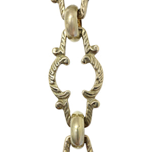 Chain BR36-U Vintage Chandelier Chain with Unwelded Brass links and Round Joining links, Antique Brass
