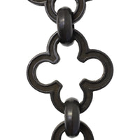 Chain BR37-U Cross Chandelier Chain with Unwelded Brass links and Round Joining links, Antique Brass