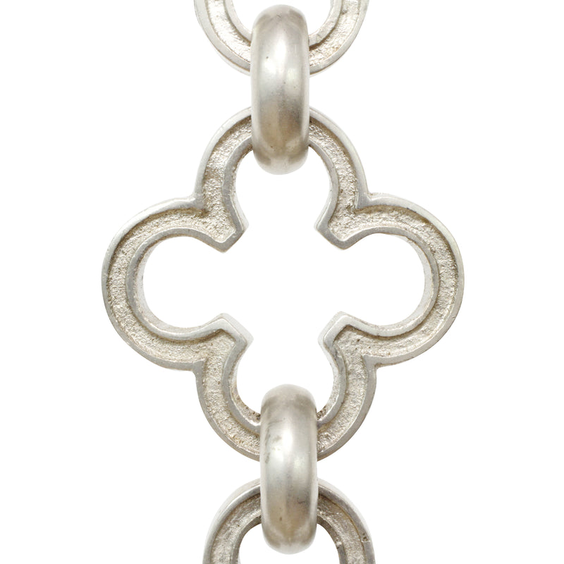 Chain BR37-U Cross Chandelier Chain with Unwelded Brass links and Round Joining links, Antique Brass