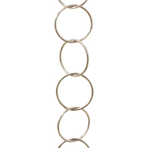 Chain BR41-W Round Circle Chandelier Chain with Welded Brass links, Antique Brass