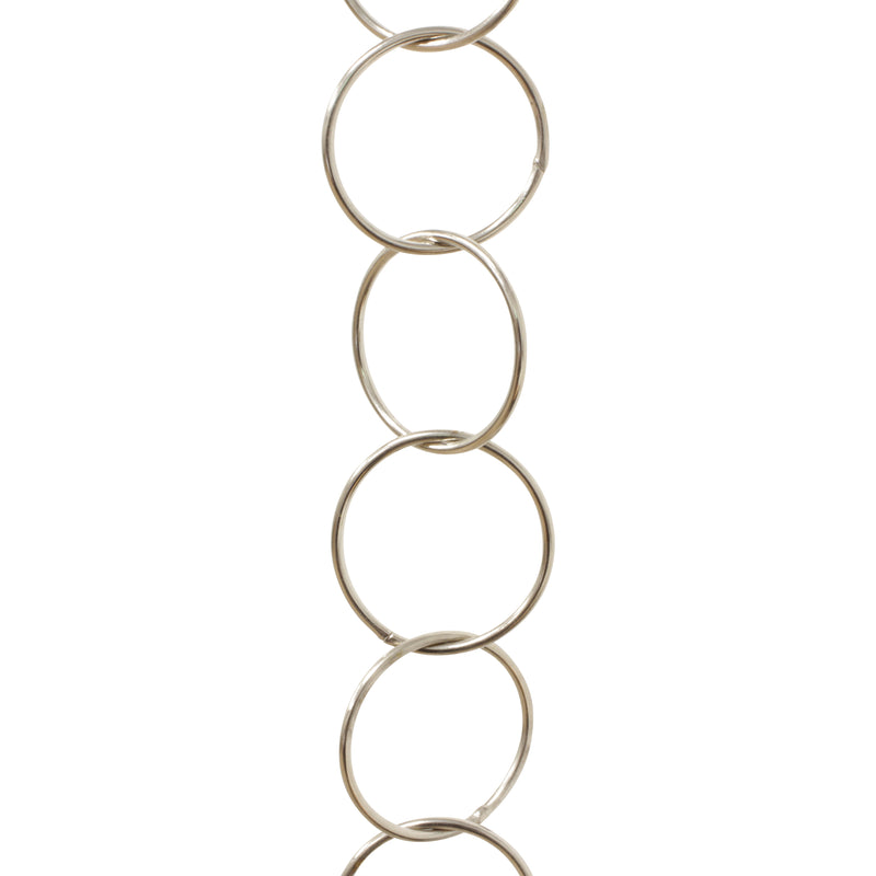 Chain BR41-W Round Circle Chandelier Chain with Welded Brass links, Antique Brass