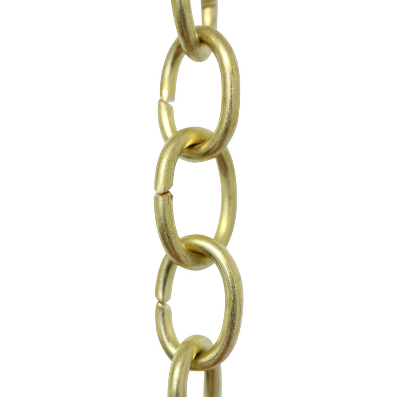 Chain BR42-U Small Loop Chandelier Chain with Oval Unwelded Brass links, Antique Brass