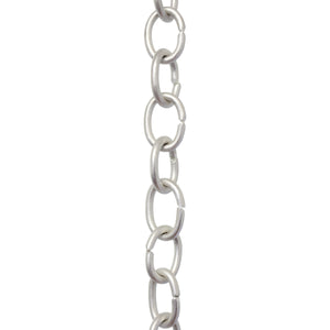 Chain BR42-U Small Loop Chandelier Chain with Oval Unwelded Brass links, Antique Brass