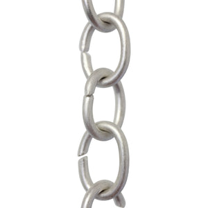 Chain BR42-U Small Loop Chandelier Chain with Oval Unwelded Brass links, Antique Brass