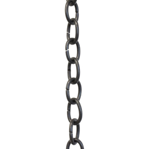 Chain BR42-U Small Loop Chandelier Chain with Oval Unwelded Brass links, Antique Brass