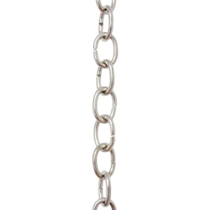 Chain BR42-U Small Loop Chandelier Chain with Oval Unwelded Brass links, Antique Brass