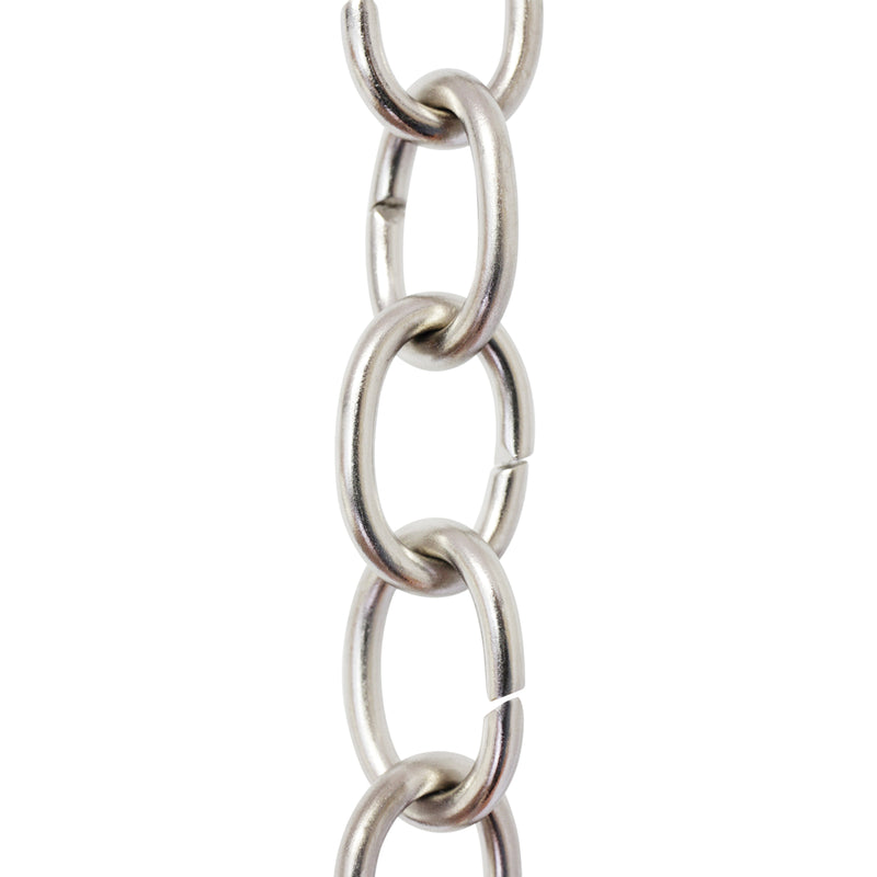 Chain BR42-U Small Loop Chandelier Chain with Oval Unwelded Brass links, Antique Brass