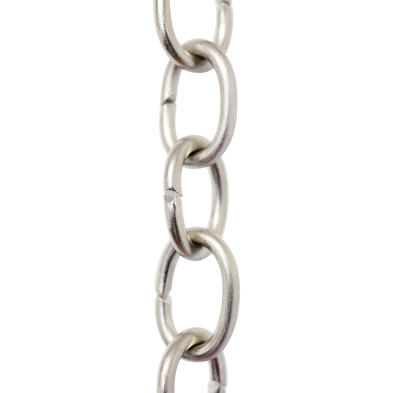 Chain BR42-U Small Loop Chandelier Chain with Oval Unwelded Brass links, Antique Brass