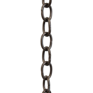 Chain BR42-W Small Loop Chandelier Chain with Oval Welded Brass links, Antique Brass