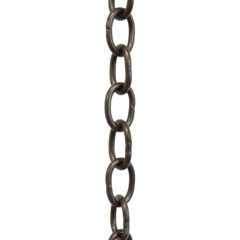 Chain BR42-W Small Loop Chandelier Chain with Oval Welded Brass links, Antique Brass