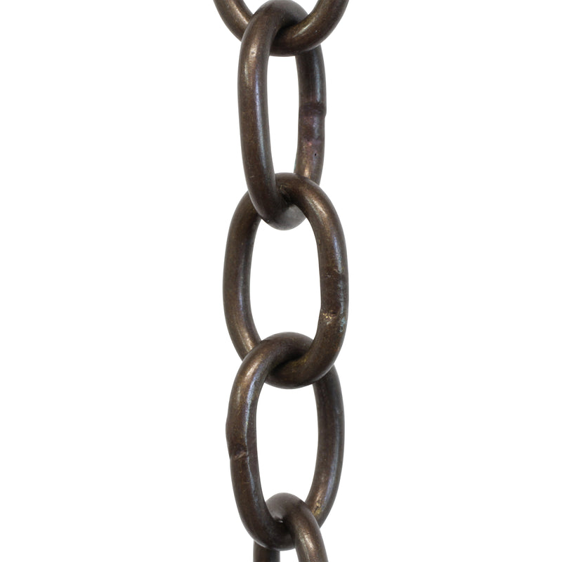 Chain BR42-W Small Loop Chandelier Chain with Oval Welded Brass links, Antique Brass