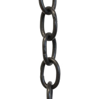 Chain BR42-W Small Loop Chandelier Chain with Oval Welded Brass links, Antique Brass