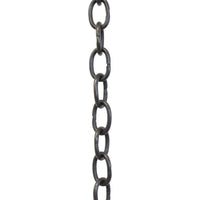 Chain BR42-W Small Loop Chandelier Chain with Oval Welded Brass links, Antique Brass