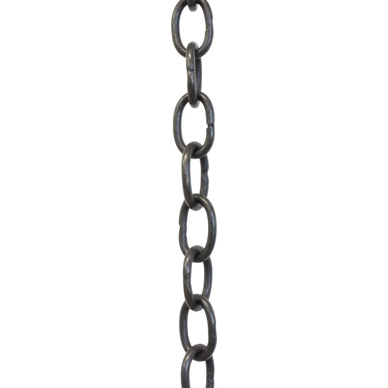 Chain BR42-W Small Loop Chandelier Chain with Oval Welded Brass links, Antique Brass
