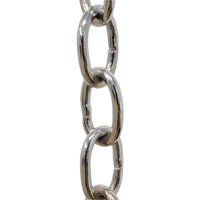 Chain BR42-W Small Loop Oval Chandelier Chain with Welded Brass links, Antique Brass