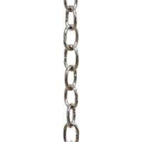 Chain BR42-W Small Loop Oval Chandelier Chain with Welded Brass links, Antique Brass
