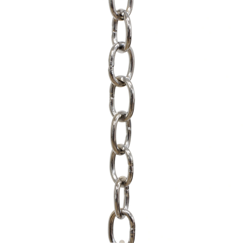 Chain BR42-W Small Loop Oval Chandelier Chain with Welded Brass links, Antique Brass