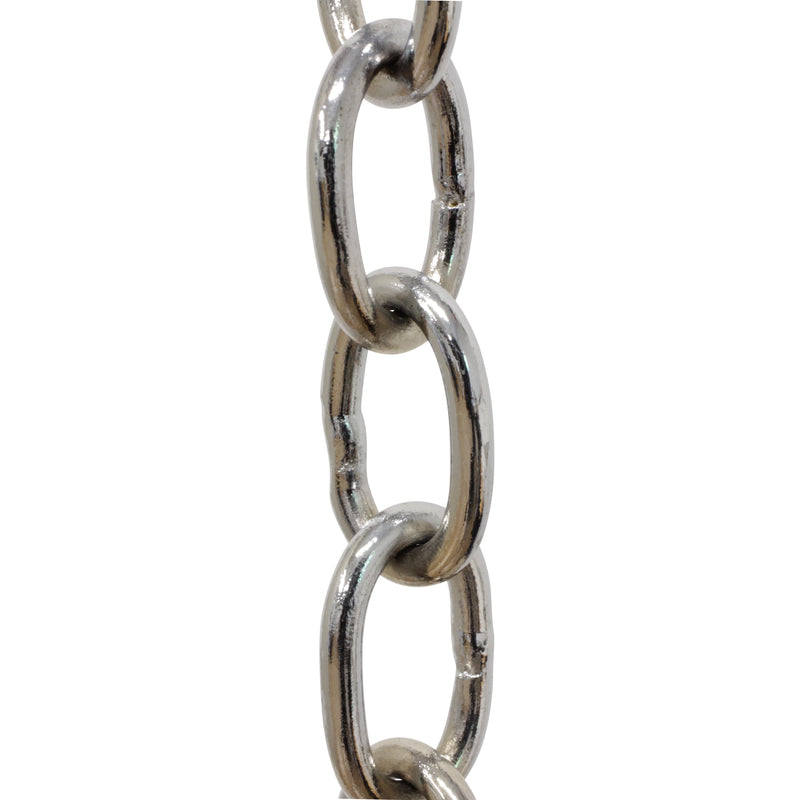 Chain BR42-W Small Loop Oval Chandelier Chain with Welded Brass links, Antique Brass