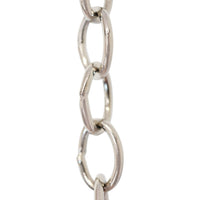 Chain BR42-W Small Loop Chandelier Chain with Oval Welded Brass links, Antique Brass