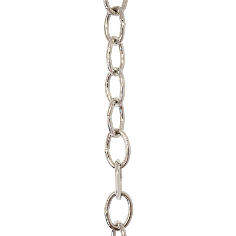 Chain BR42-W Small Loop Chandelier Chain with Oval Welded Brass links, Antique Brass