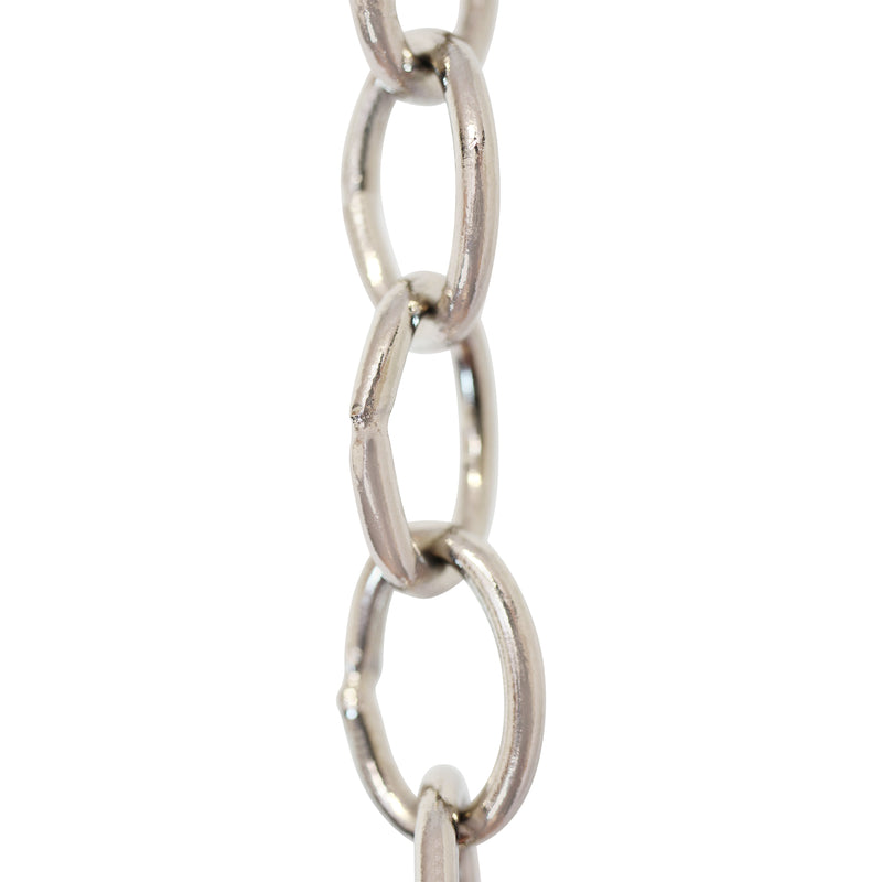 Chain BR42-W Small Loop Chandelier Chain with Oval Welded Brass links, Antique Brass