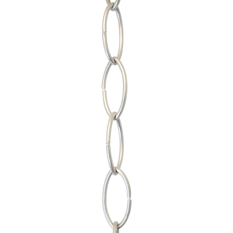 Chain BR43-U Large Loop Chandelier Chain with Oval Unwelded Brass links, Antique Brass
