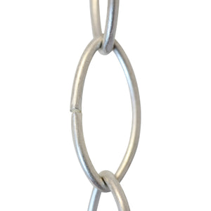 Chain BR43-U Large Loop Chandelier Chain with Oval Unwelded Brass links, Antique Brass