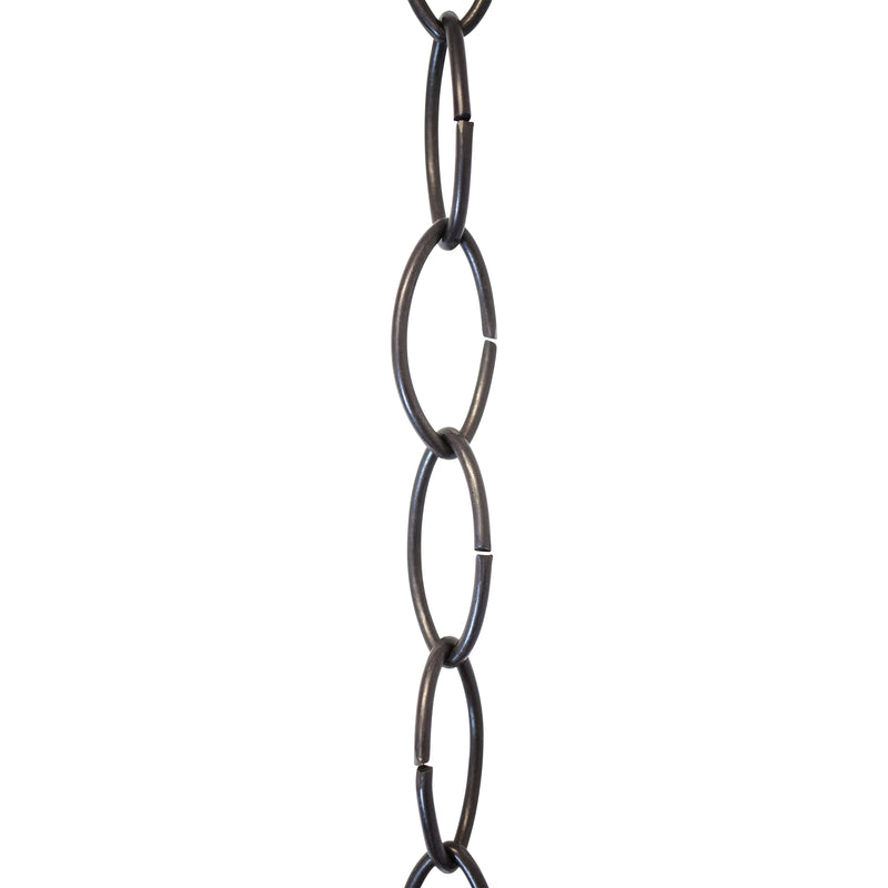 Chain BR43-U Large Loop Chandelier Chain with Oval Unwelded Brass links, Antique Brass