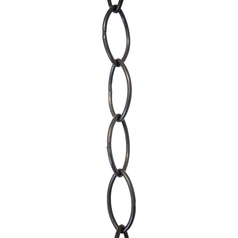 Chain BR43-W Large Loop Oval Chandelier Chain with Welded Brass links, Antique Brass