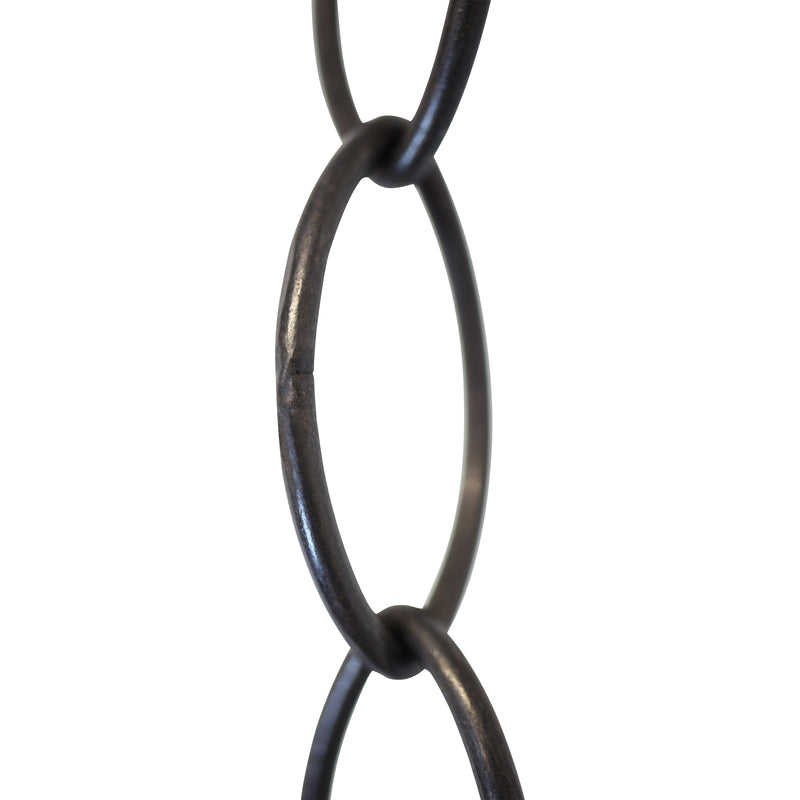 Chain BR43-W Large Loop Oval Chandelier Chain with Welded Brass links, Antique Brass