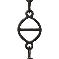 Chain BR45-W Designer Chandelier Chain with Welded Brass links and Oval Joining links, Antique Brass