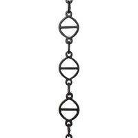 Chain BR45-W Designer Chandelier Chain with Welded Brass links and Oval Joining links, Antique Brass