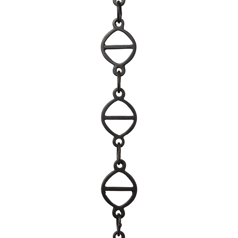 Chain BR45-W Designer Chandelier Chain with Welded Brass links and Oval Joining links, Antique Brass