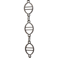 Chain BR46-W Designer Chandelier Chain with Welded Brass links and Oval Joining links, Antique Brass