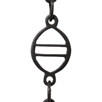 Chain BR46-W Designer Chandelier Chain with Welded Brass links and Oval Joining links, Antique Brass