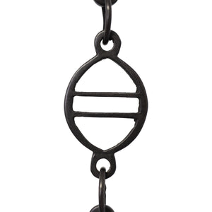 Chain BR46-W Designer Chandelier Chain with Welded Brass links and Oval Joining links, Antique Brass